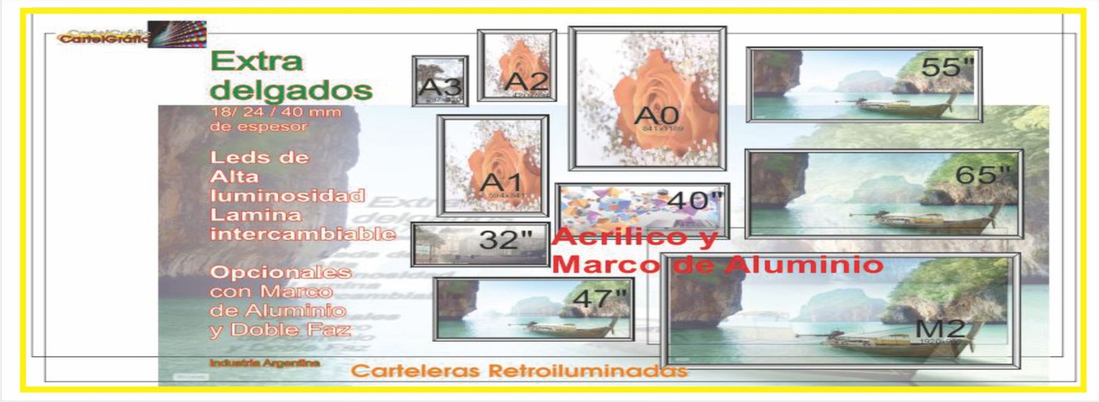 Carteleras Retroiluminadas