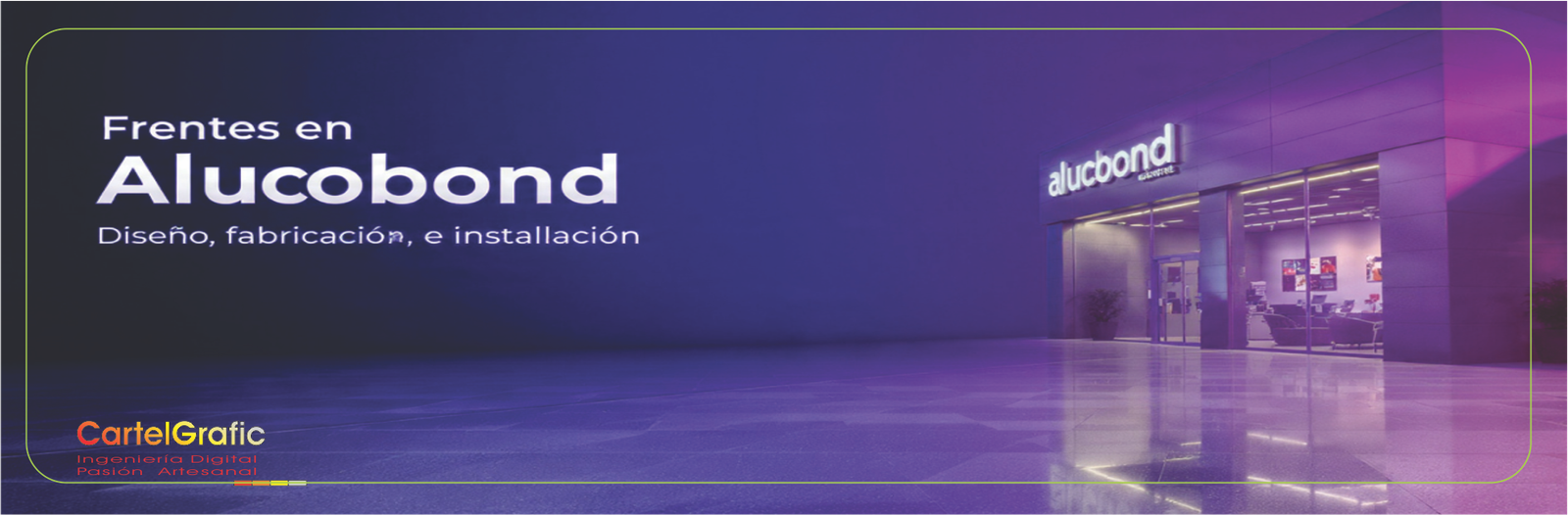 Frentes y recepciones  en Alucobond