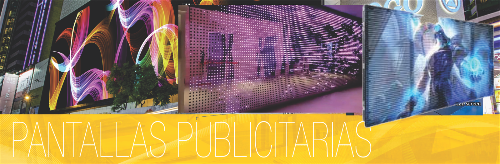 Pantalla Led Mesh exterior